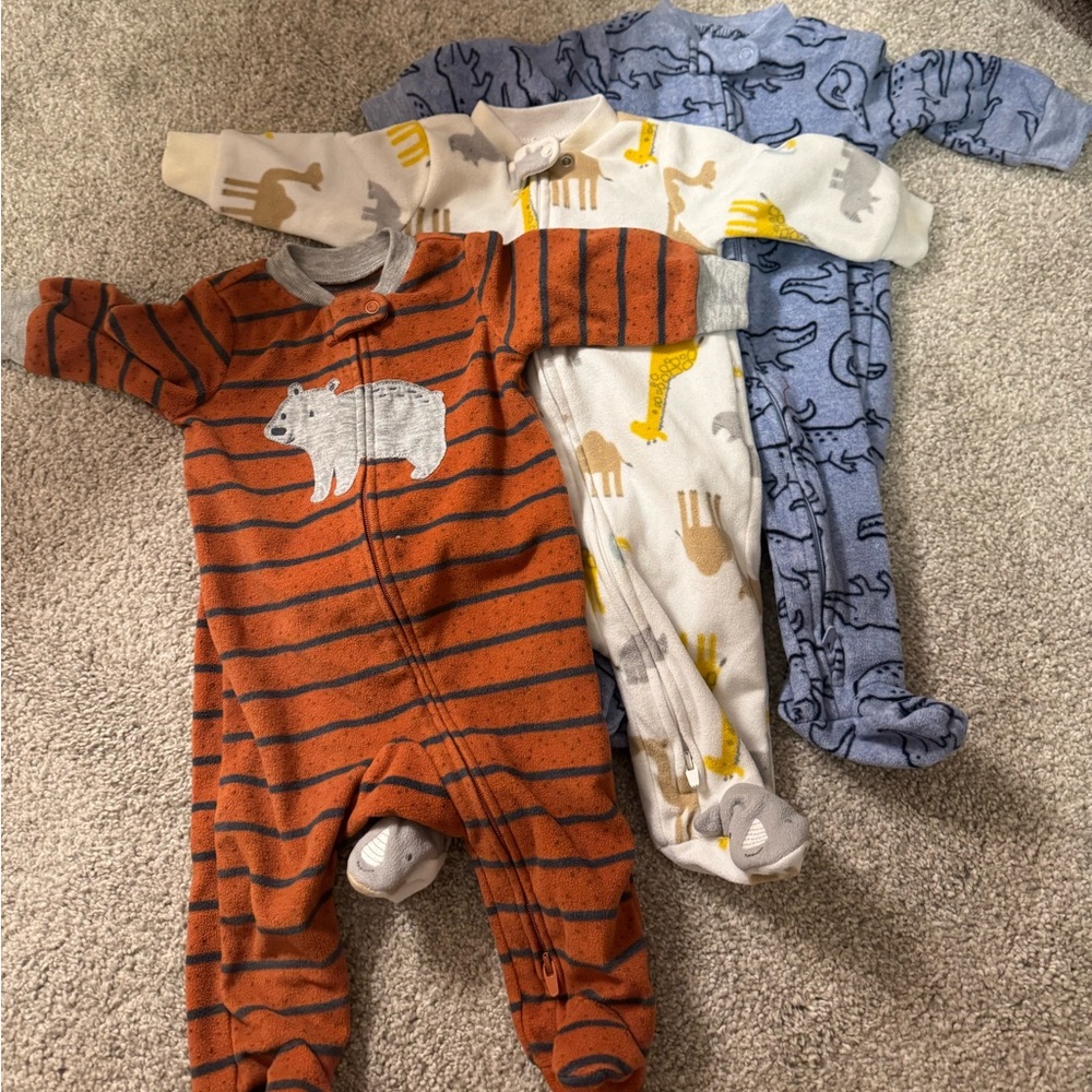 3 Simple Joys by Carter's Fleece Sleepers
